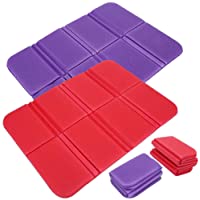 BETOY 2pcs Plegable Almohadilla Cojines Asiento de EVA Espuma- Amortiguador Plegable del cojín Estera Comida campestre…